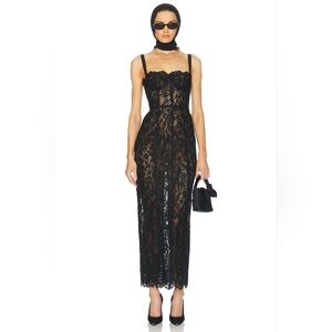 Helsa The Lace Column Dress